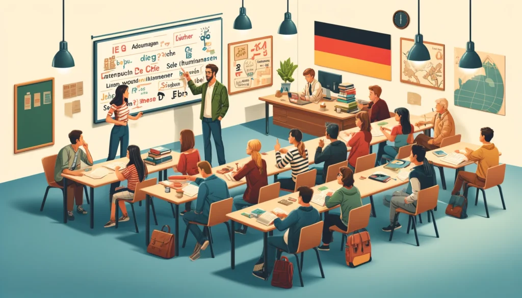 Курси німецької мови для роботи та навчання за кордоном 