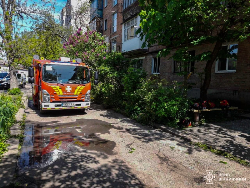 У Вінниці під час пожежі врятували трьох дітей