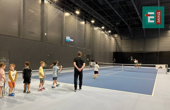 ВІДЕО. Як Світоліна і Стаховський провели майстер-клас для дітей у Львові