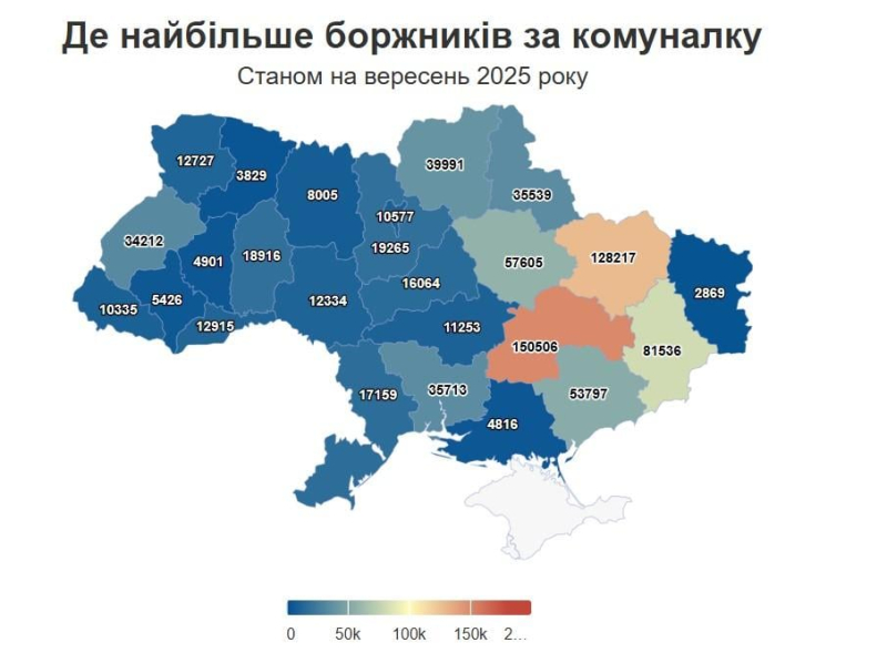 Українці масово не сплачують комуналку: кількість боржників досягла рекорду