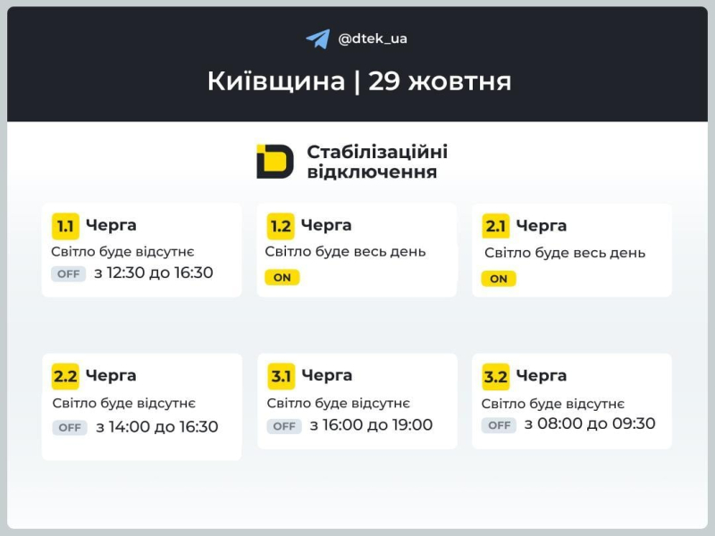 Завтра в Україні діятимуть графіки відключення світла: коли в оселях не буде електроенергії