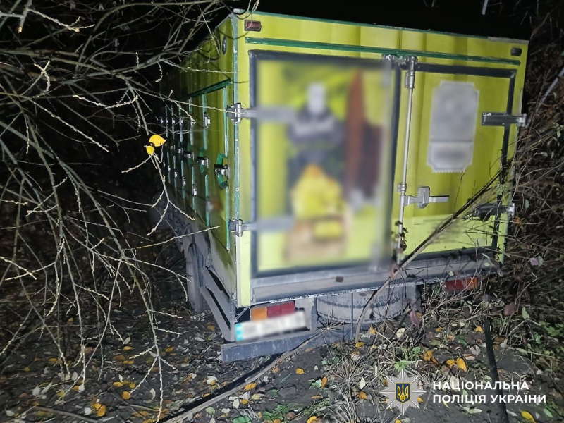 На Дубенщині вантажівка вилетіла з траси, бо водію стало зле (ФОТО)