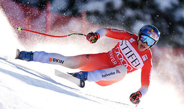 Гірські лижі. У складних умовах визначився переможець супергіганта КС