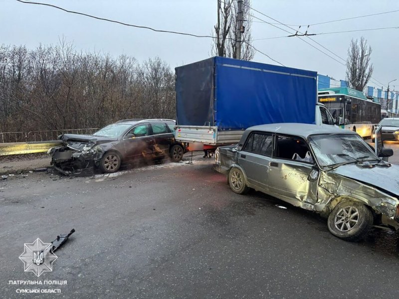 У Сумах постраждав винуватець ДТП