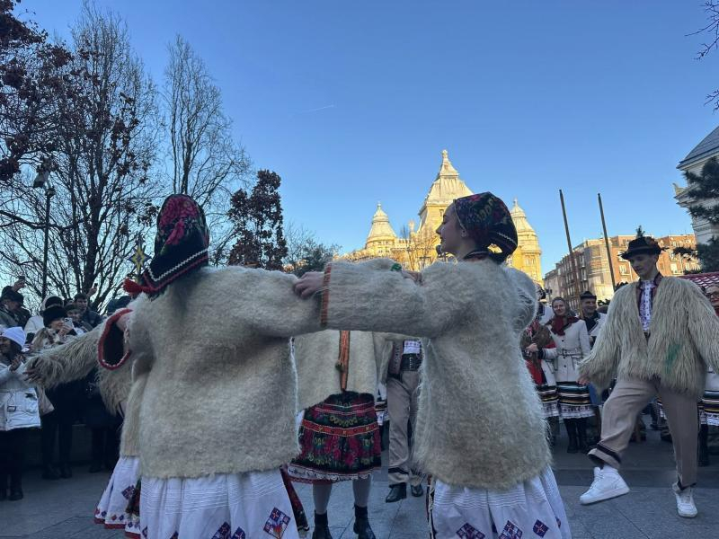 Закарпатський народний хор колядував у Будапешті