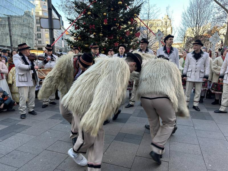 Закарпатський народний хор колядував у Будапешті