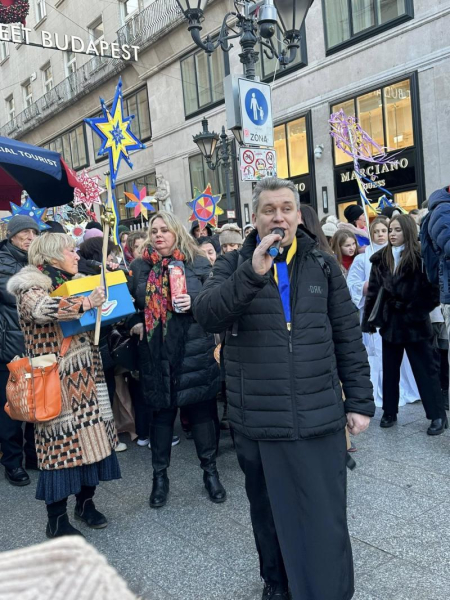 Закарпатський народний хор колядував у Будапешті