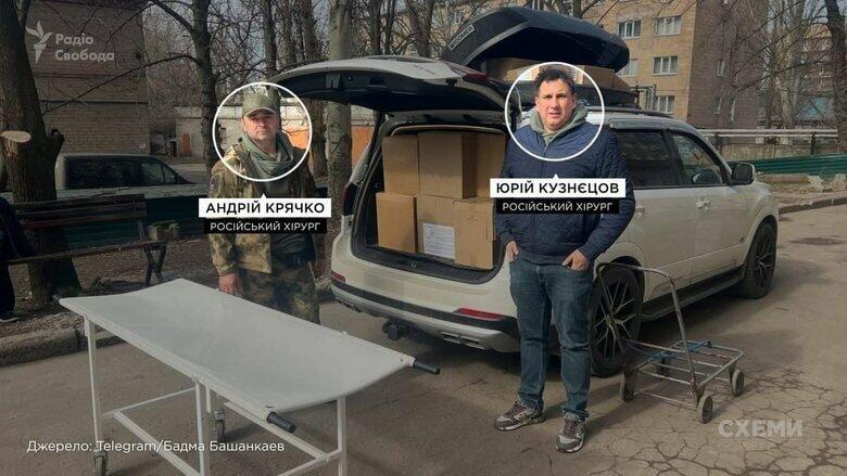 Журналісти ідентифікували російських хірургів, які катували українського полоненого у Донецьку і випалили напис «Слава России»