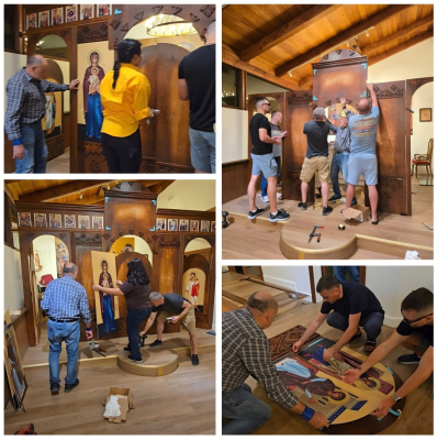 У Кремнієвій долині освятили унікальний іконостас, натхненний орнаментами української вишиванки