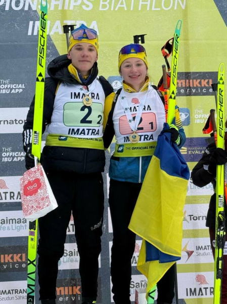 ФОТО. Сила брата й сестри. Українці виграли золото на ЮЧЄ з біатлону