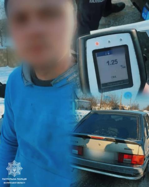 У Луцьку зупинили п'яного водія ВАЗу