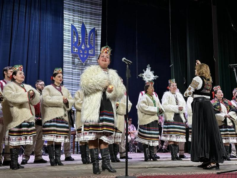 Закарпатський народний хор у межах відзначення Дня Соборності України виступив у Стрию