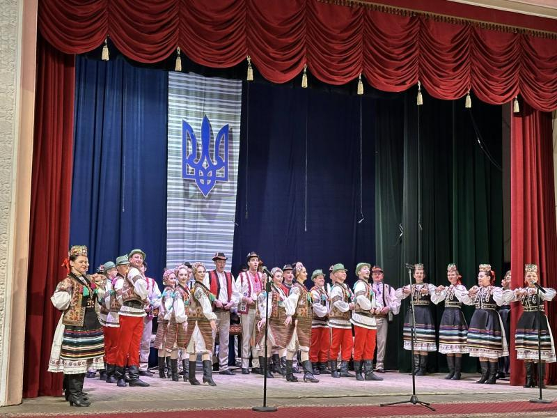 Закарпатський народний хор у межах відзначення Дня Соборності України виступив у Стрию