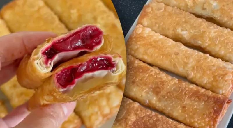 Улюблений десерт із фастфуду: як приготувати хрумкі вишневі пиріжки самостійно (ВІДЕО)