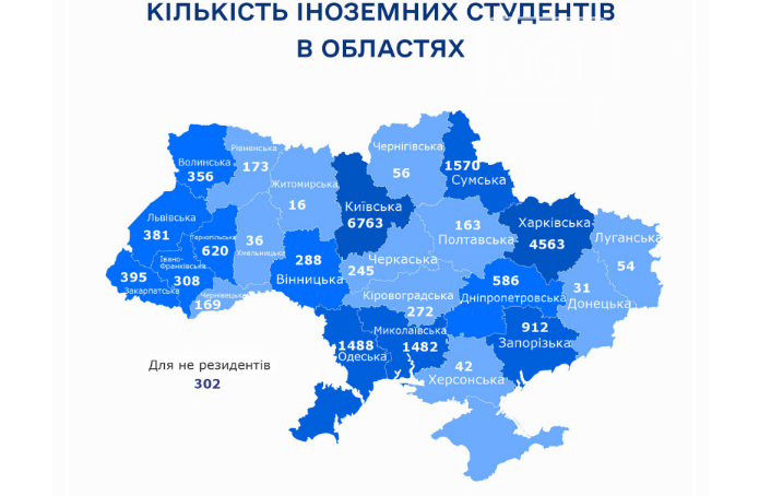 Запорізький виш увійшов до топ-10 за кількістю іноземних студентів