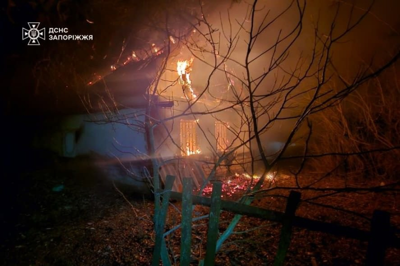 У Запорізькому районі ліквідували загоряння приватного будинку