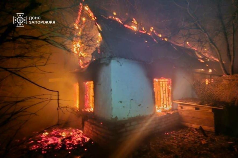 У Запорізькому районі ліквідували загоряння приватного будинку
