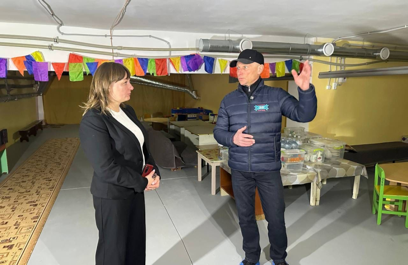 Пархоменко Валерій: перевірив умови укриття у дитячому садочку №80